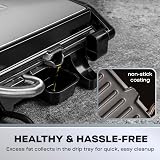 Daewoo Health Grill & Panini Press 750W Non-Stick Grill with Floating Lid view 5