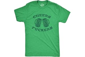 CRAZY DOG T-SHIRTS Funny St Paddy's Day T Shirts for Men Hilarious Saint Patricks Day Shirts for Guys