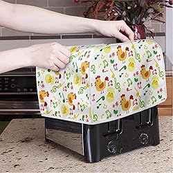 Talayituse Rooster Chicken Print 4 Slice Toaster