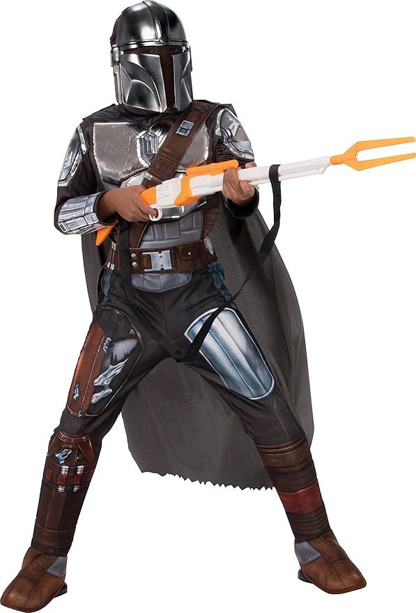 Amazon Com Rubie S Star Wars The Mandalorian Beskar Armor Children S Costume Small Clothing