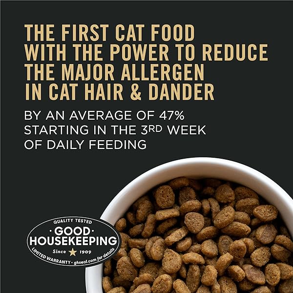 PURINA PRO PLAN LIVECLEAR SENIOR CAT FOOD 7+ CAT ALLERGEN REDUCER PRIME PLUS CHICKEN AND RICE FORMULA – 3.2 LB. BAG
