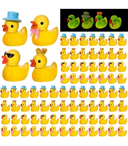 Weysat Lot de 60 mini canards en résine pour la Saint-Patrick - Petit canard irlandais pour maison de poupée - Décoration en pot - Échange de cadeaux Weysat Lot de 60 mini canards en résine pour la Saint-Patrick - Petit canard irlandais pour maison de poupée - Décoration en pot - Échange de cadeaux