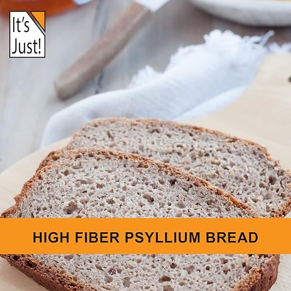 IT’S JUST! – PSYLLIUM HUSK POWDER, EASY MIXING DIETARY FIBER, CLEANSE YOUR DIGESTIVE SYSTEM, FINELY GROUND POWDER, IDEAL FOR KETO BAKING, NON-GMO (UNFLAVORED, 10OZ (PACK OF 1))