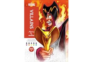 Disney Mystery Coloring: Disney Villains: A Color by Number Book