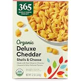 365 by Whole Foods Market, Organic Deluxe Cheddar Shells and Cheese, 12 Ounce