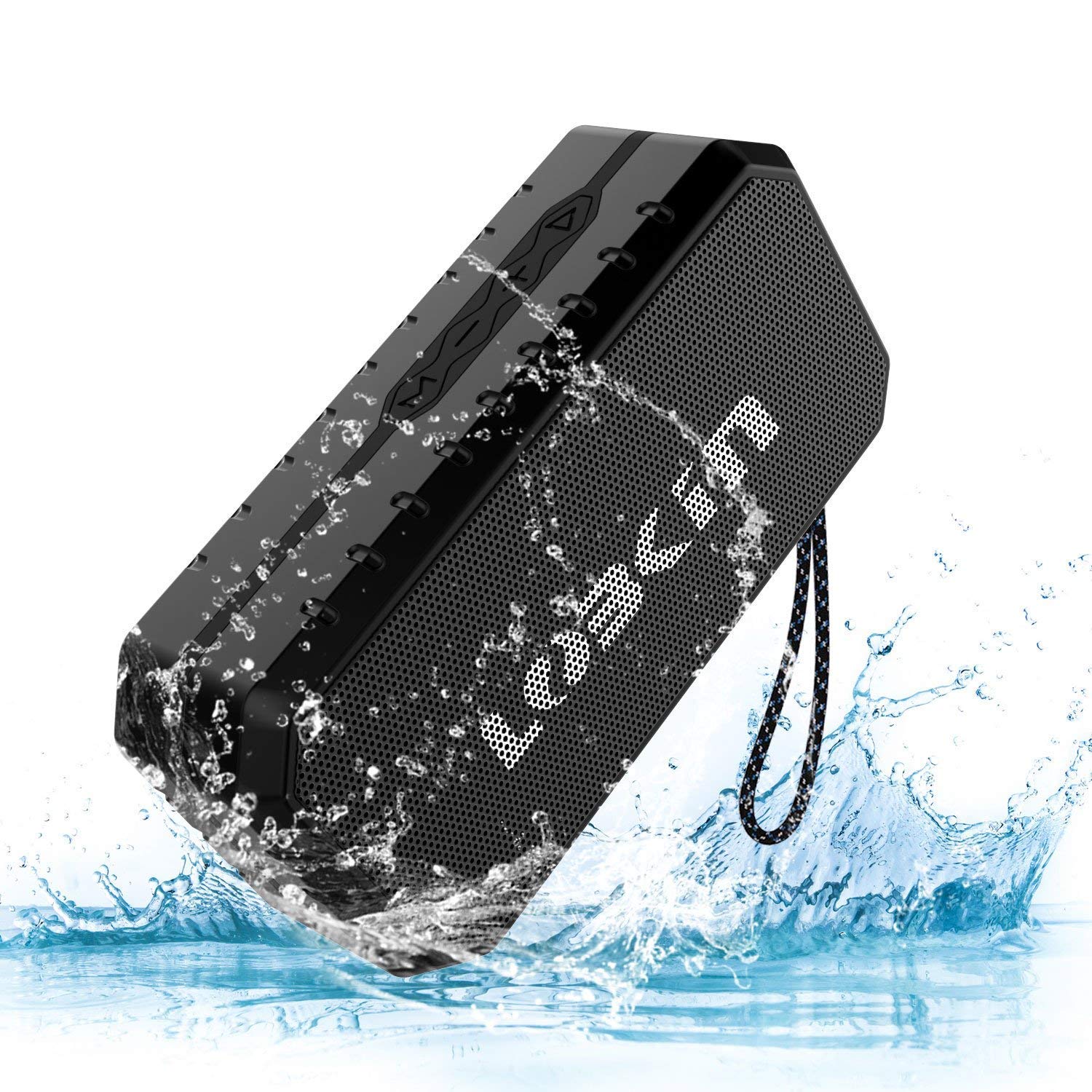 Altoparlante Bluetooth senza fili, Altoparlante stereo wireless portatile con microfono incorporato,IPX5 impermeabile,Supporto per slot per schede TF/disco U,Altoparlante da esterno a doppio driver