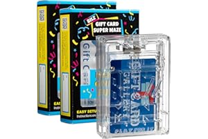 BILZ® Super Maze | Gift Card Puzzle Game for Ages 8+ | Made in USA | Easy Fun Setup | Fits Gift Cards, Cash (Folded), and Notes | Great for Graduations, Christmas, & Birthdays | 2 Pack