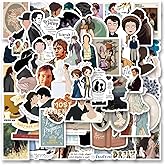 60pcs Movie Graffiti Novel Sticker Decals Aesthetic Waterproof Vinyl Pack Stickers for Water Bottle Laptop Cup Phone Skateboard DIY Party