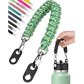 Gearproz HydroCord 3.0 H, Replacement Handle and Clips for Hydroflask Lids with Rivets, Fits Wide Mouth Bottles 12oz-64oz, Shoulder Strap, Water Bottle Handle, Durable Carrier