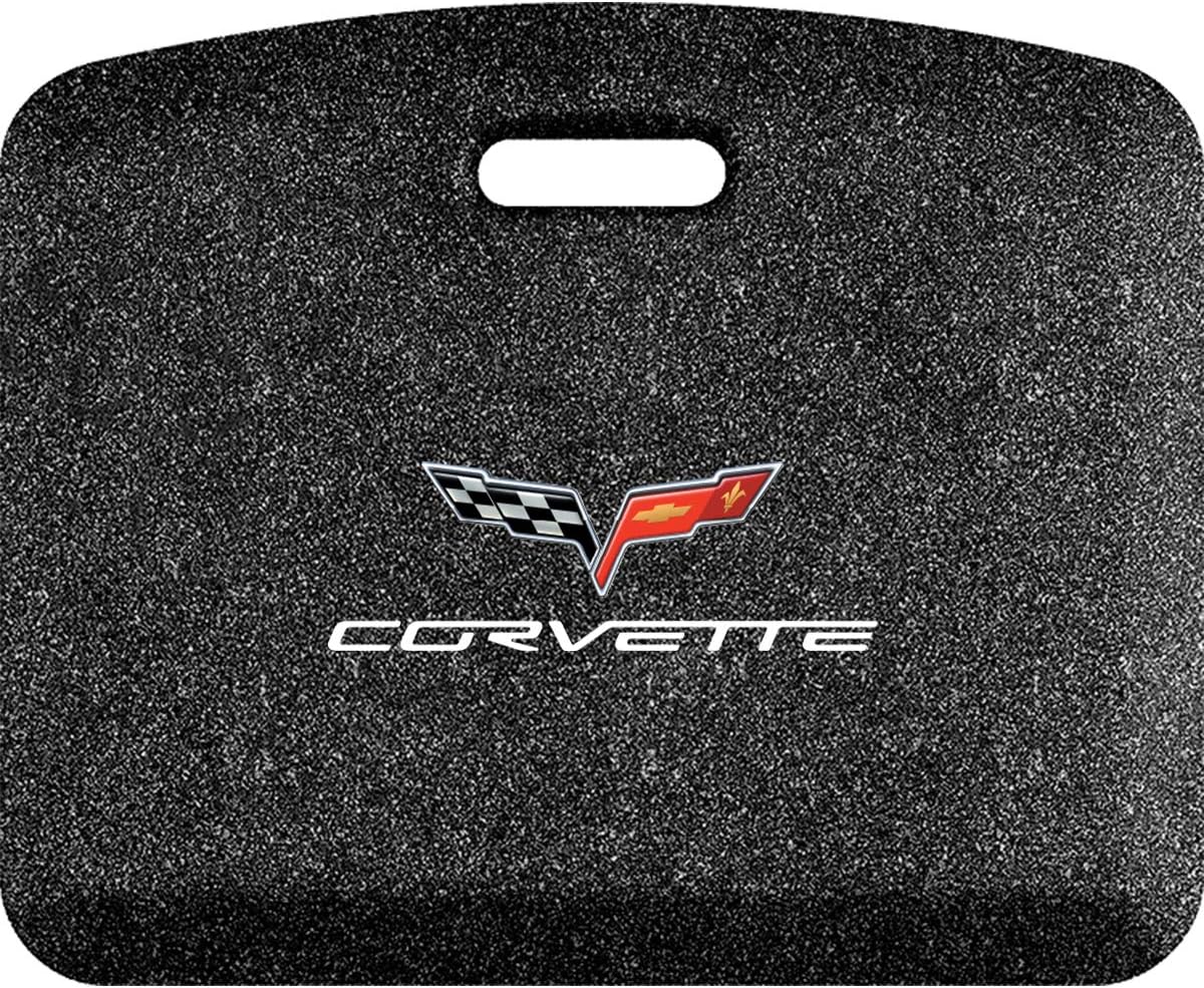 Smart Step Licensed Collection, C6 Corvette Logo, 22" X 18", Onyx Mosaic