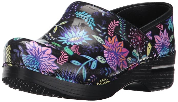 dansko wildflower patent leather