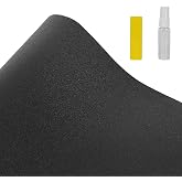 Hygger CO2 Aquarium Background Paper Decor Fish Tank Backdrop Wallpaper Electrostatic Adhesive, No Glue, Easy to Install, Reusable (11.8&ldquo;H&times;39.4&rdquo;L, Black)