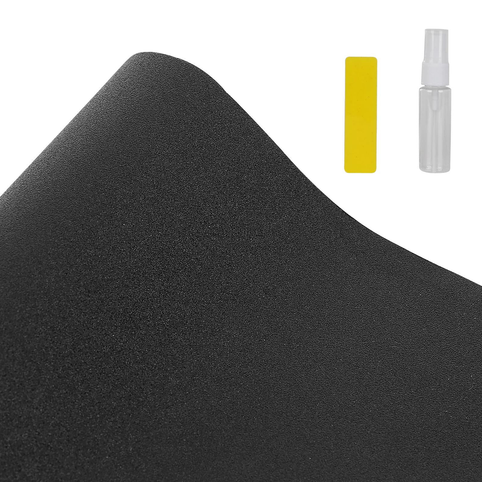 Photo 1 of Hygger CO2 Aquarium Background Paper Decor Fish Tank Backdrop Wallpaper Electrostatic Adhesive, No Glue, Easy to Install, Reusable (17.7“H×47.2”L, Black)