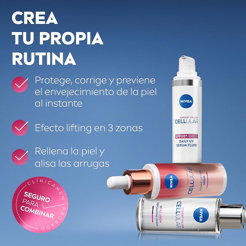 Cellular Expert Lift - Sérum Lift 3 Áreas - Sérum Antiedad - x10 Bakuchiol Puro Altamente Concentrado - Antiarrugas para Rostro, Cuello, Escote - Reafirmante - Todo Tipo de Piel y Madura - 30 ml — foto 5 de 8