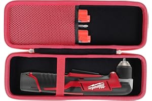 Khanka Hard Storage Case Replacement for Milwaukee 2415-20 M12 12-Volt Lithium-Ion Cordless Right Angle Drill, Case Only