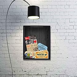 Shadow Box Display Case – Black Wooden Shadow Box