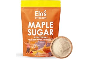Maple Sugar 100g – Product of Canada| 100% Pure, Natural Sweetener for Baking, Cooking, and Beverages BY ELO’S PREMIUM