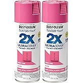 Rust-Oleum 249123 Painter's Touch 2X Ultra Cover Spray Paint, 12 oz, Gloss Berry Pink (Pack of 2)
