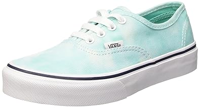 turquoise and gray vans