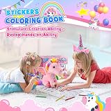 EUCOCO Unicorn Gifts Set for Girls Age 3-8 Plush Toys Accessories view 4