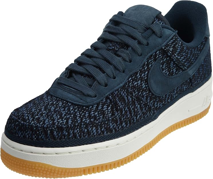 Amazon.com | Nike Men's Air Force 1 07 Indigo Armory Navy/Ankle-High Cotton Fashion Sneaker - 11 