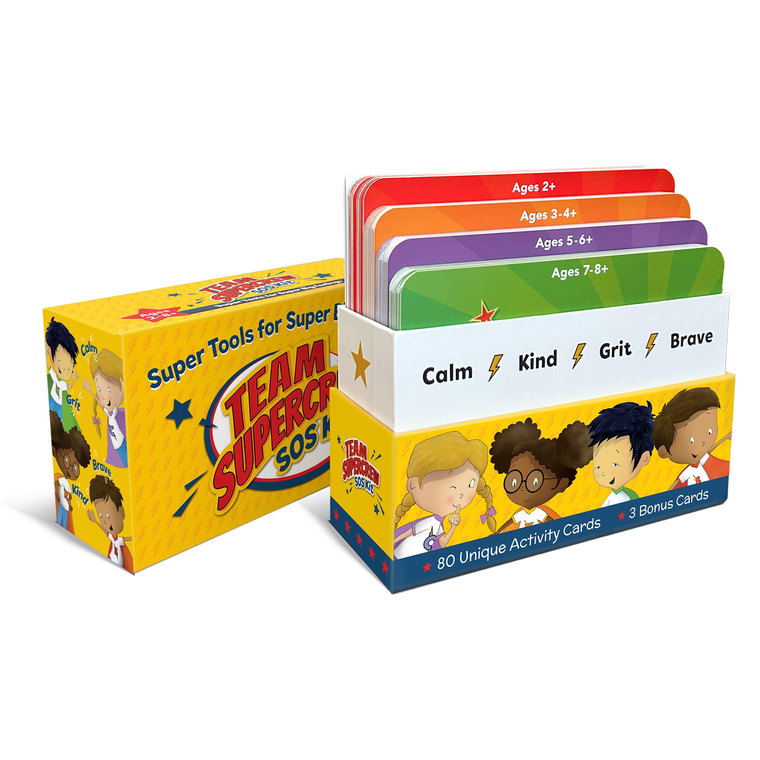 Photo 1 of Team Supercrew SOS Kit – 83 Activity Cards for Kids Ages 2-8+