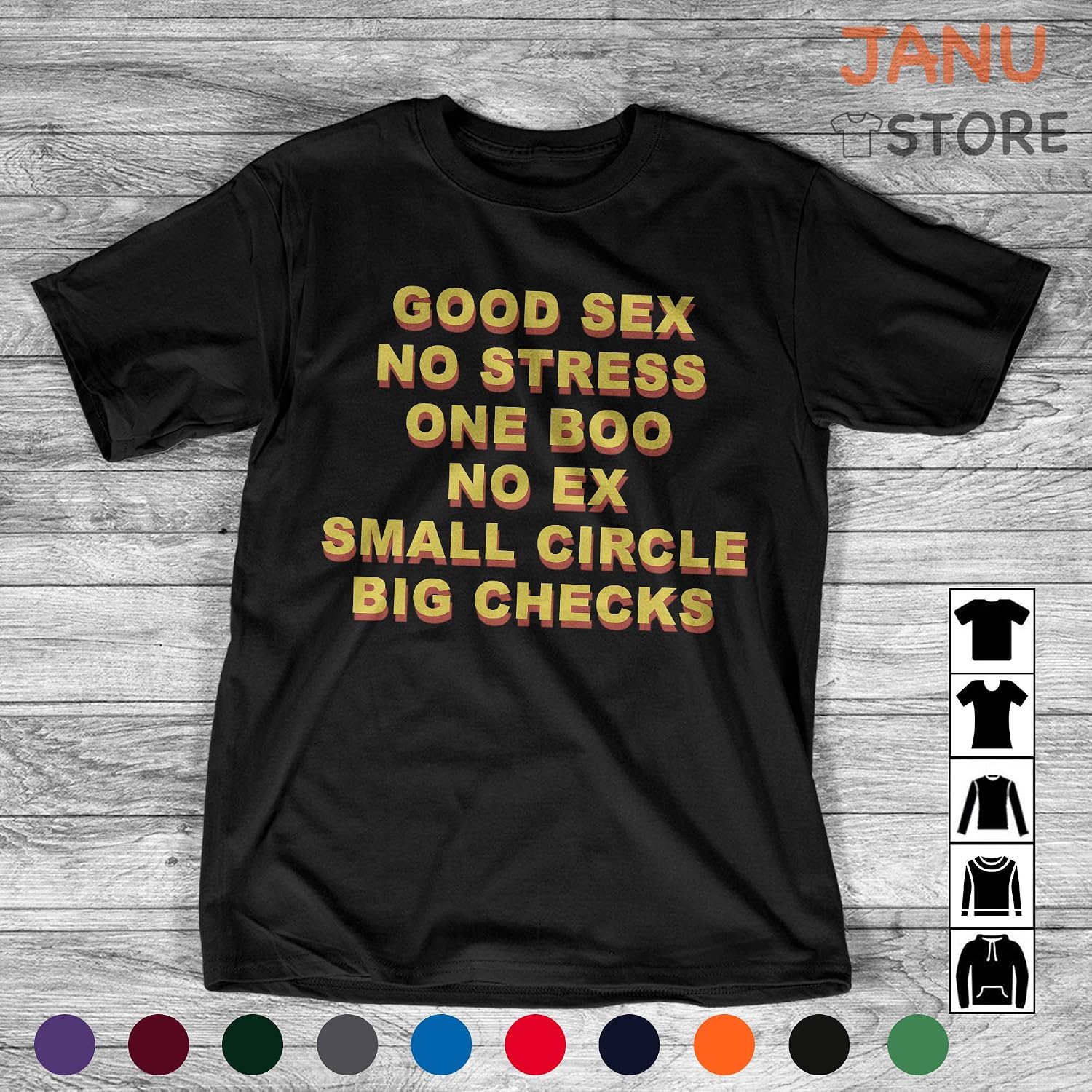 no stress one boo no ex t shirt