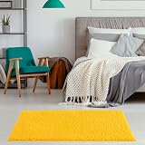 THE RUGS Living Room Rug Shaggy Soft 30 mm 60x110 cm Yellow view 3