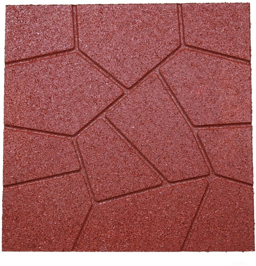 Hardscaping Materials - RevTime Dual-Side Garden Rubber Paver 16