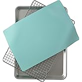 Nordic Ware 3-Piece Cookie Set, 1 Pack, with Aqua Baking Mat