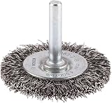 Bosch 1x PRO Steel Longlife Wire Wheel Crimped Ø50 mm for 6 mm Shank Drills