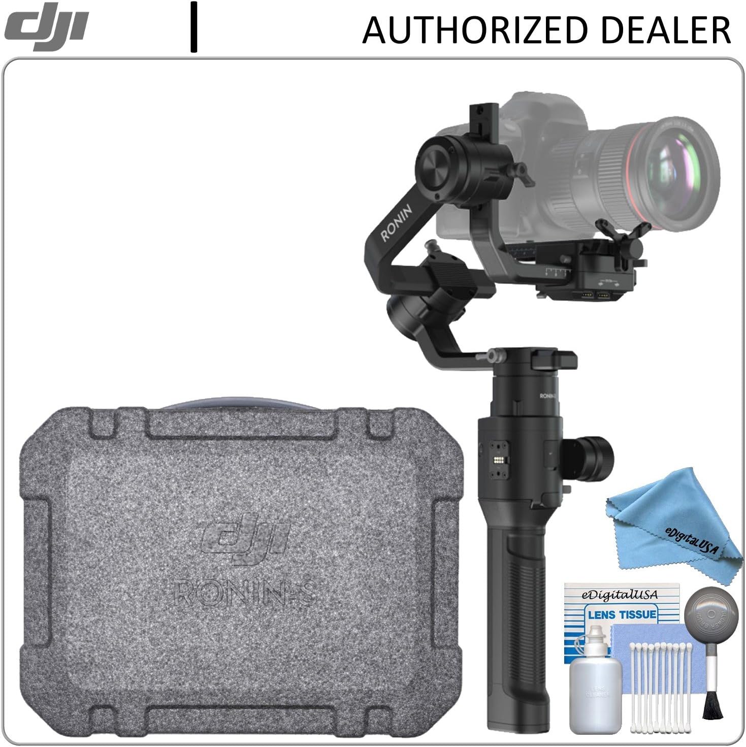 DJI Ronin-S Full Size Gimbal Stabilizer + eDigitalUSA Maintenance Kit