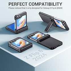 Temdan for Samsung Galaxy Z Flip 6 Case with