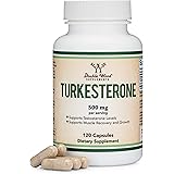 Turkesterone 500mg Per Serving (120 Capsules) Max Purity 95% Extract (500mg Turkesterone from 526mg of Ajuga Turkestanica) (S
