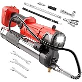 Cordless Grease Gun Compatible with Milwaukee M18 18V Battery (No Battery) | 12000 PSI Dual Grip Handle, Bulk &amp; 14oz Cartridge Grease Gun for Automotive, Truck, Farm Equipment Maintenance