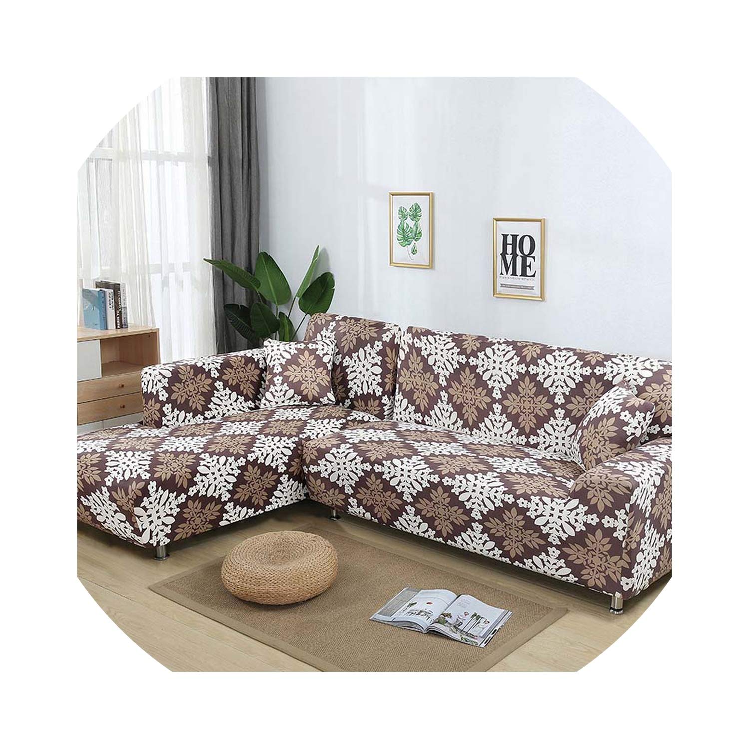 Best chair and ottoman slipcover off white