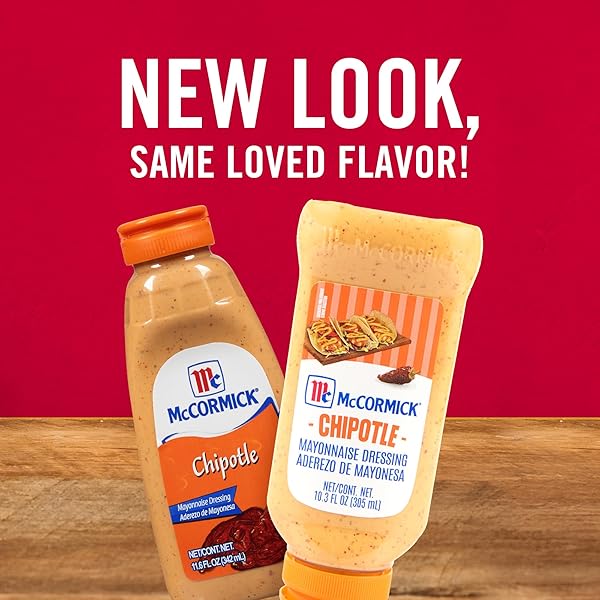 MCCORMICK CHIPOTLE MAYONNAISE DRESSING, 10.3 FL OZ
