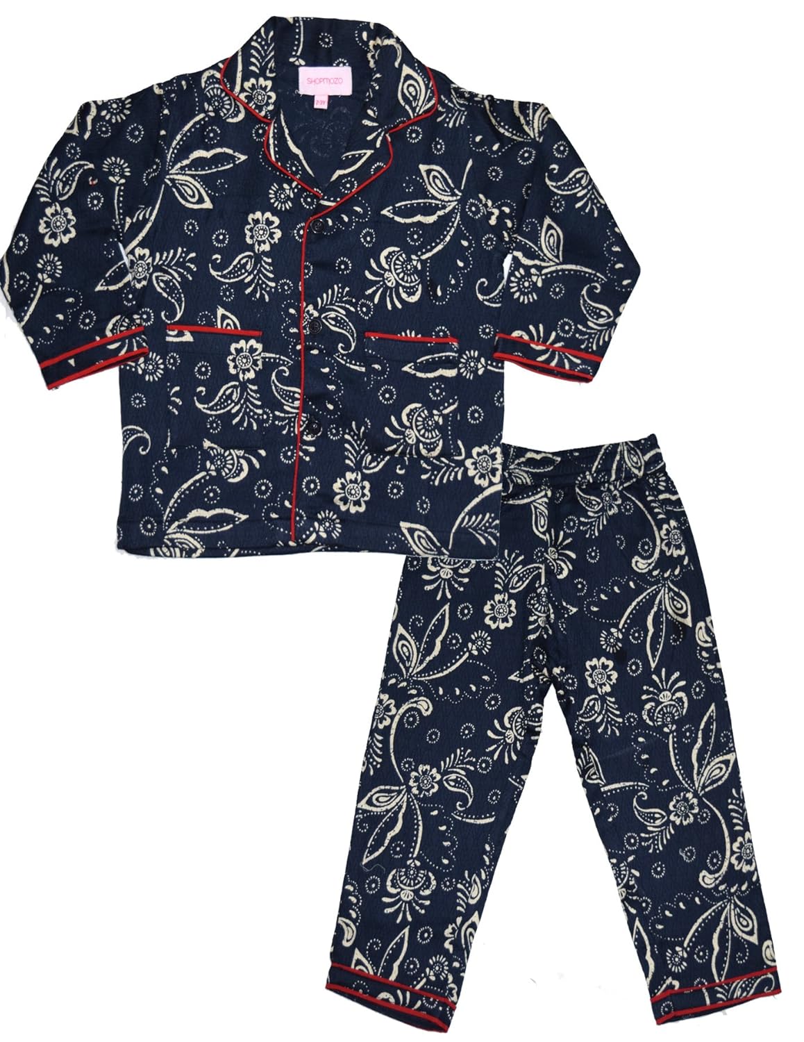 Buy SHOPMOZO Blue Boys Night Suit (Boys Night Dress) (SM00190BOYSOF