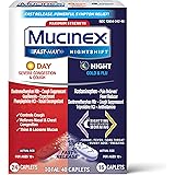 Maximum Strength Mucinex Fast-Max Day Severe Congestion & Cough & Nightshift Night Cold & Flu, Fast Release, Powerful Multi-S
