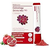FOODOLOGY Coleology Drink Mix PRO (15days) - Daily Pomegranate Water Mix with Coleus Forskohlii, Banaba Leaf, FOS & Ginkgo – Refreshing Wellness Drink for Body Balance