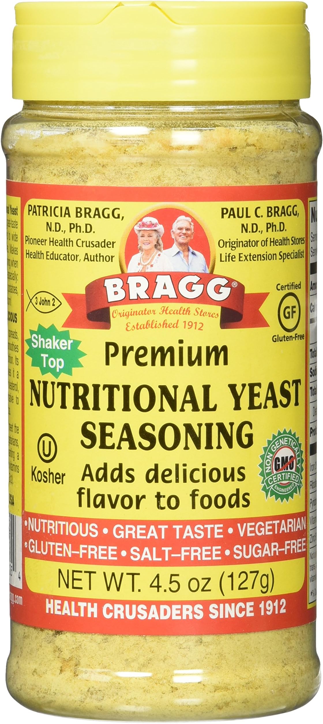 Bragg's Nutritional Yeast 4.5oz 2 Pack Pricepulse