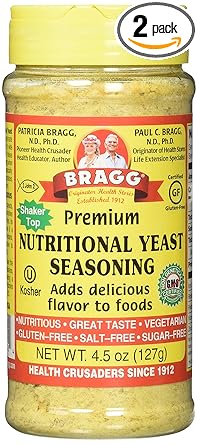 Amazon Com Bragg S Nutritional Yeast 4 5oz 2 Pack Grocery