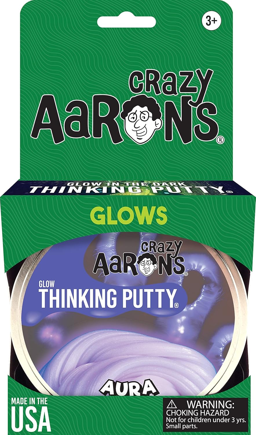 Putty - Glow In Dark - Aura (Large Tin): Amazon.es: Juguetes y juegos