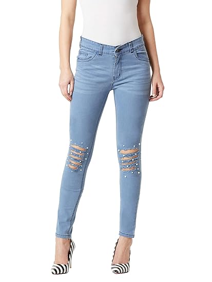 denim pearl jeans