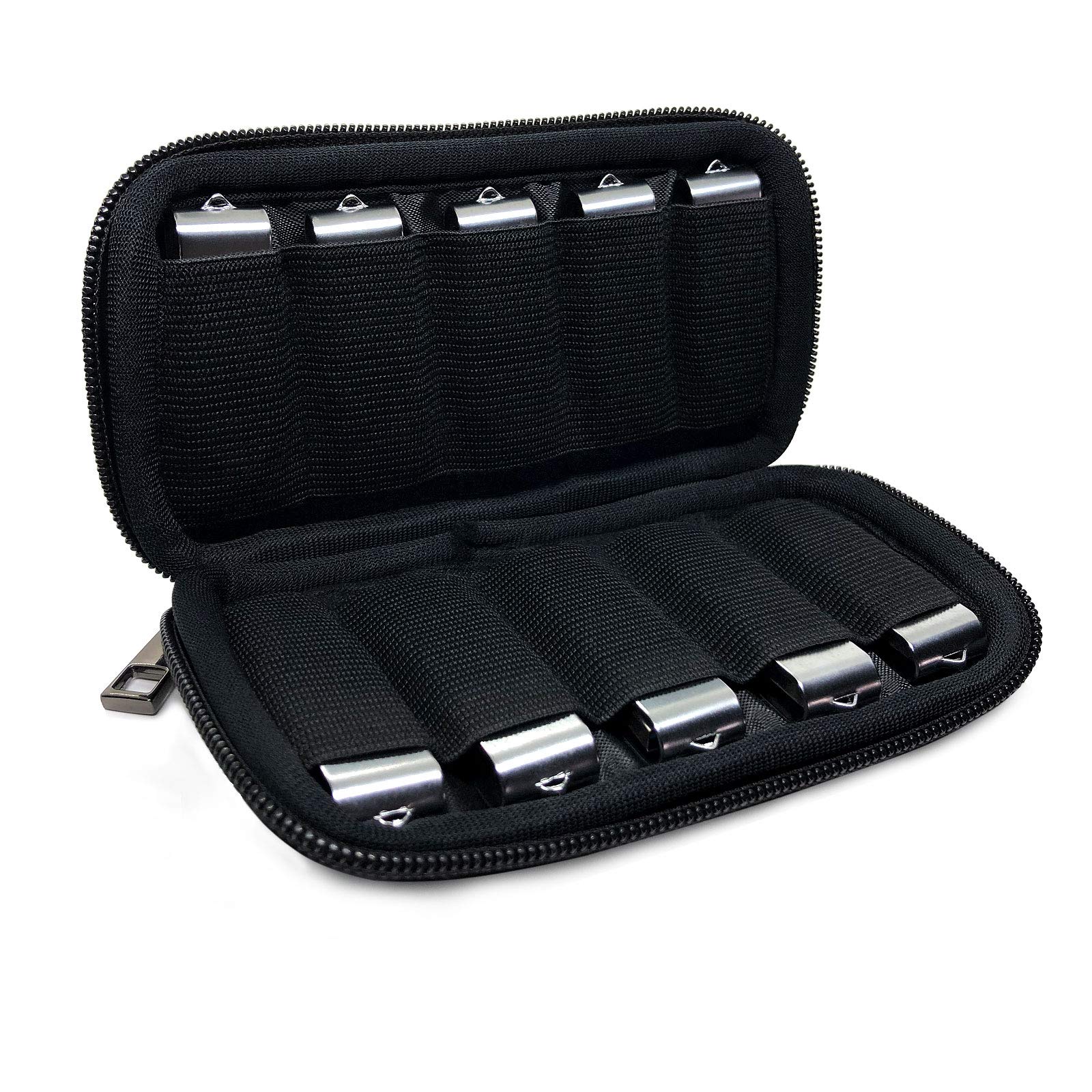 Flash Drive Case, USB Holder Electronic Accessories Organizer, Storage Bag for Jump Drives/Pen Drive/Thumb Drive/Memory Stick (USB Not Included)