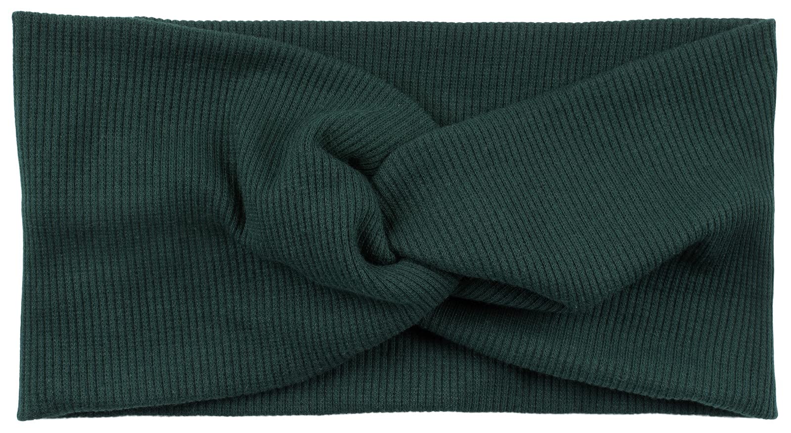 styleBREAKER hairband in a fine rib look with bow, headband, ladies, 04026009, Colour:Dark Green