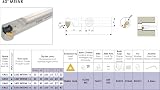 MetavCUT M System Boring Bar S32T MTENR 60 Degree for TNMG 1604 Inserts view 3
