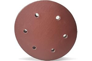 M MIMHOOY Sanding Discs 9 Inch 240 Grit with 6 Holes, Hook and Loop Sandpaper Ideal for Drywall Sander 16PCS
