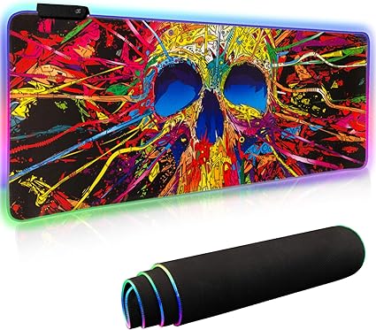 Amazon Co Jp Findigit ゲーミングマウスパッド 大型マウスパッド 14モード 7色の発光色 Rgb虹モード カラフル回転 明るさ調節可能 滑り止め 撥水加工 Usbケーブル付属 ゲーマー向け 拡張マウスパッド 800x300x4mm パソコン 周辺機器