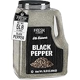 Fresh Finest 5 LB. Black Pepper, Bulk, Kosher, Black Pepper Ground For Commercial and Home Cooking 5 LB Black Pepper Freshly Packed at the Source, Kosher, Non-GMO